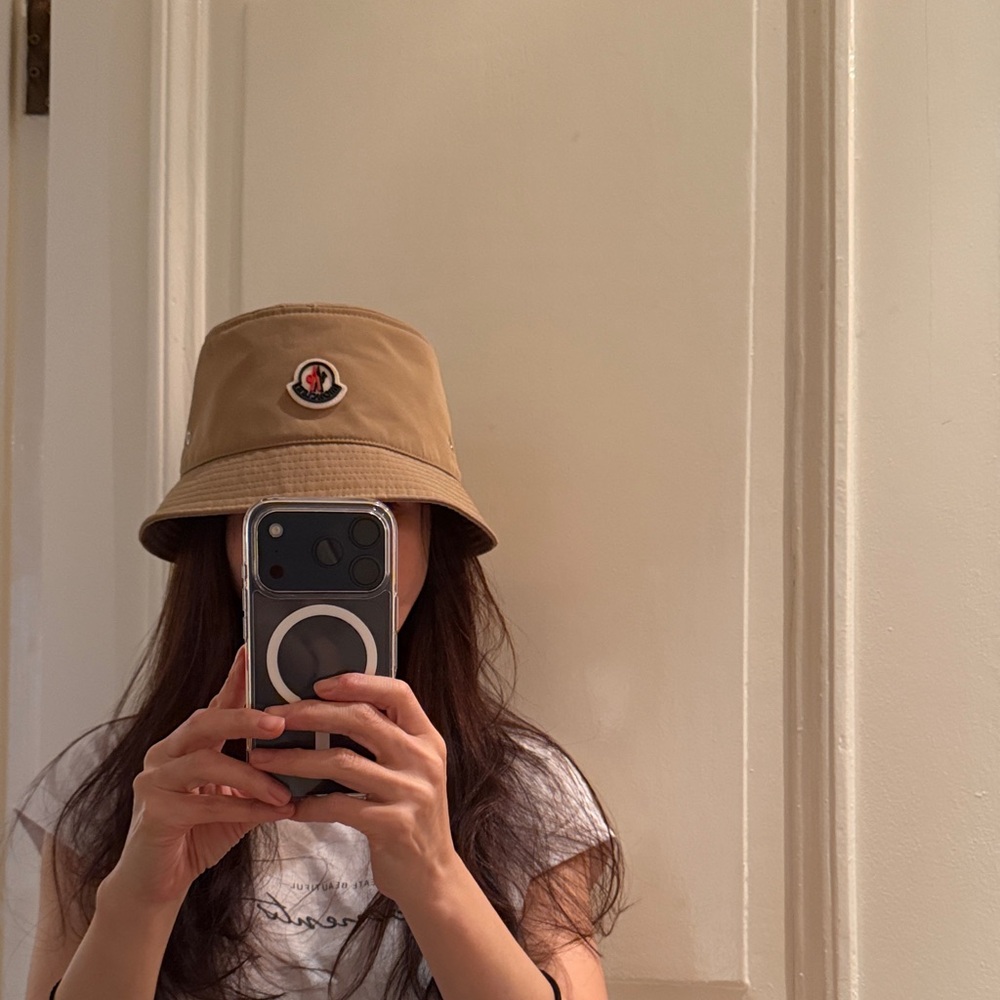 Moncler Beige Bucket Hat